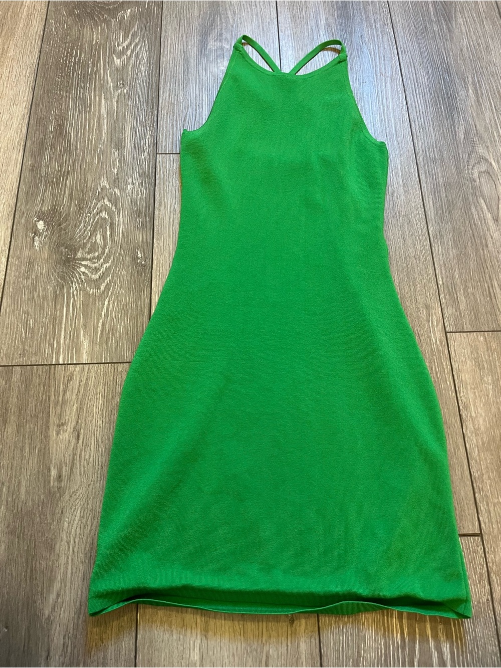 Babaton Sculpt Knit Halter Dress from Aritzia Anderson Size 2XS